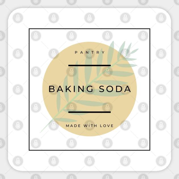 Baking Soda Pantry Label Sticker by MKG Design